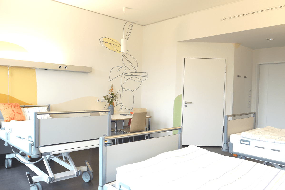 resonanzraum_Patient:innenzimmer Wand- und Deckengestaltung Healing Art, 2021